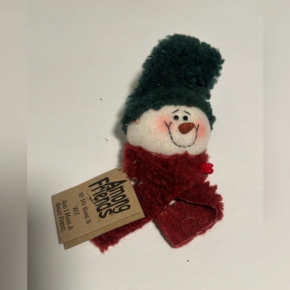 Large Collection of Stuffed Snowman Ornaments